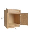 Tuscan Timber 27" Sink Base Cabinet