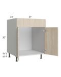 Milan Natural 27" Sink Base Cabinet