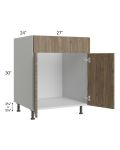 Milan Pecan 27" Sink Base Cabinet