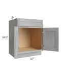 Gramercy Grey Mist 27" Sink Base Cabinet