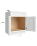 Bayville White 27" Sink Base Cabinet