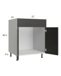 Euro Cafe 27" Sink Base Cabinet
