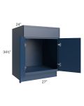 Portland Navy Blue 27" Sink Base Cabinet