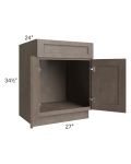 Providence Natural Grey 27" Sink Base Cabinet