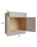 Tuscan Oyster 30" Sink Base Cabinet