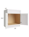 Midtown Cloud Shaker 30" Sink Base Cabinet