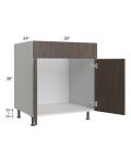 Milan Cafe 30" Sink Base Cabinet