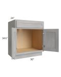Gramercy Grey Mist 30" Sink Base Cabinet