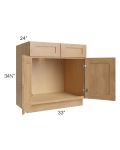 Midtown Timber Shaker 33" Sink Base Cabinet