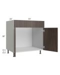 Milan Cafe 33" Sink Base Cabinet