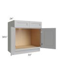 Charlotte Grey 33" Sink Base Cabinet