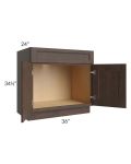 Tuscan Kona Brown 36" Sink Base Cabinet