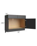 Vienna Black 42" Sink Base Cabinet