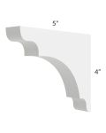 Asheville White Shaker Traditional Simple Corbel