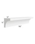 Vail White Shaker 96" Inside Corner Molding