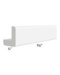 Aspen White Shaker 96" Outside Corner Molding