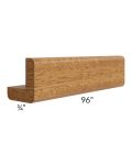 Portland Walnut 96" Outside Corner Molding