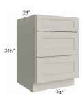 Stone Shaker 24" 3-Drawer Base Cabinet