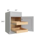 Stone Shaker 21" Base Cabinet with 2 Rollout Trays