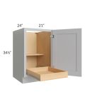 Stone Shaker 21" Full Height Door Base Cabinet with 1 Rollout Tray