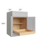 Stone Shaker 24" Base Cabinet with 1 Rollout Tray