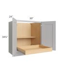 Stone Shaker 30" Full Height Base Cabinet with 1 Rollout Tray