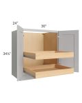 Stone Shaker 30" Full Height Base Cabinet with 2 Rollout Trays