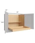Stone Shaker 36" Full Height Base Cabinet with 1 Rollout Tray