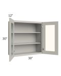 Stone Shaker 30x30 Wall Glass Door Cabinet (Prepped for Glass Doors)