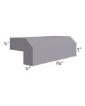 Graphite Grey Shaker 96" Angled Light Rail Molding