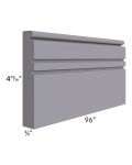 Graphite Grey Shaker 96" Base Molding  