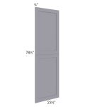 Graphite Grey Shaker 24x84 Tall Decorative Door Set