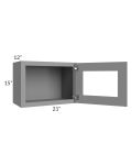 Graphite Grey Shaker 21x15 Decorative Wall Cabinet