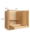 Madison Honey Shaker 27" Full Height Base Cabinet with 1 Rollout Tray
