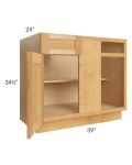 Madison Honey Shaker 42" Blind Base Cabinet
