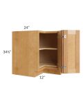 Madison Honey Shaker 36" Lazy Susan Base Cabinet