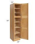 Madison Honey Shaker 18x84x24 Wall Pantry Cabinet