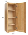 Madison Honey Shaker 15x42 Wall Cabinet