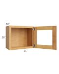 Madison Honey Shaker 21x18 Decorative Wall Cabinet