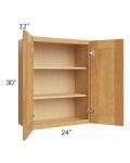 Madison Honey Shaker 24x30 Wall Cabinet
