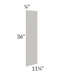 Midtown Light Grey Shaker 36" Wall Skin (1/4" Thick)
