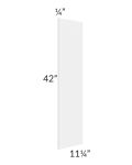 Midtown White Shaker 42" Wall Skin (1/4" Thick)
