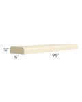 Phoenix Cream Glaze 96" Scribe Molding with Double Round Edge