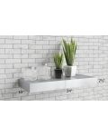 Tuscan Stone 24" Stainless Steel Floating Shelf