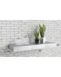 Salem Dark Grey 30" Stainless Steel Floating Shelf