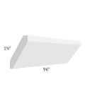 Brilliant White Shaker 96" Angled Crown Molding