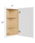 Brilliant White Shaker 12x30 Angle Wall Cabinet