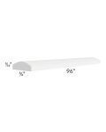 Brilliant White Shaker 96" Batten Molding