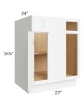 Brilliant White Shaker 36" Blind Base Cabinet