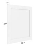 Brilliant White Shaker Base Decorative End Panel